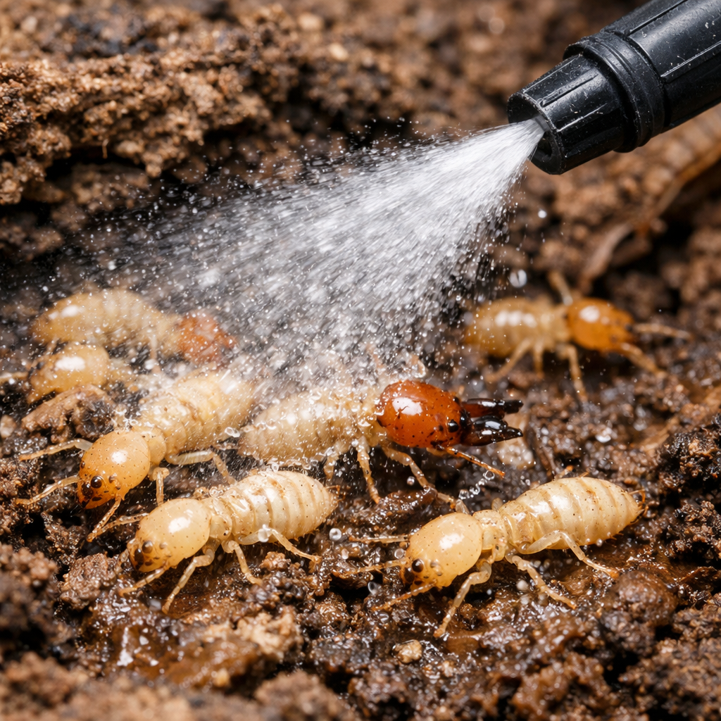 Termites sprayed
